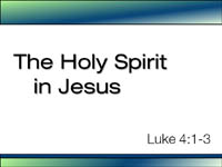 Holy Spirit in Jesus